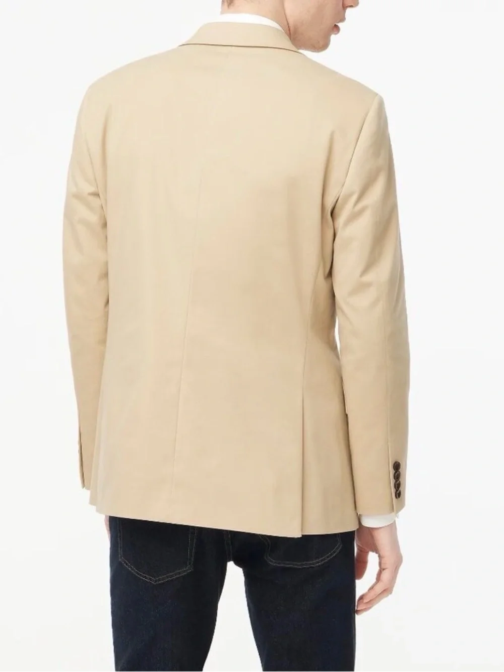 Mens J.Crew Thompson Beige Single-Breasted Blazer - Classic Tailored Fit